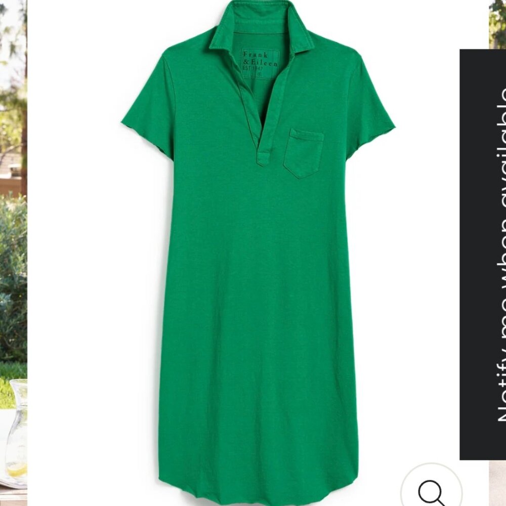 Frank & Eileen Lauren Polo Dress in Clover